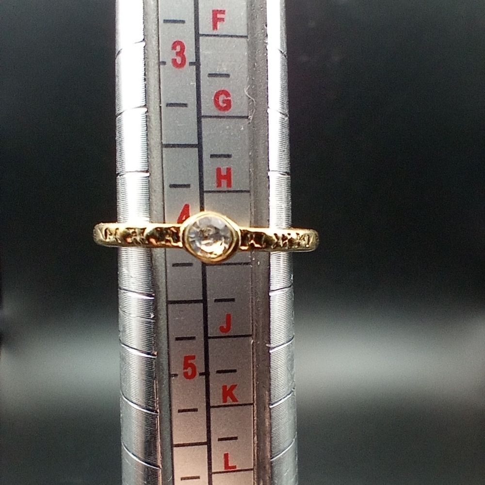 Solitaire king midas ring R256